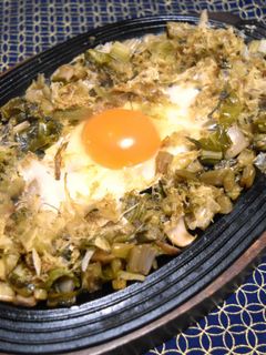 すんきとしゃくし菜の漬物ステーキ-レシピのメイン写真