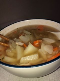 ずぼら!レンジで野菜と鶏ひき肉のポトフ-レシピのメイン写真