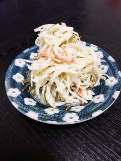 青じそ香る大根と昆布のマヨサラダ-レシピのメイン写真