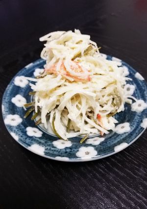 青じそ香る大根と昆布のマヨサラダ-レシピのメイン写真