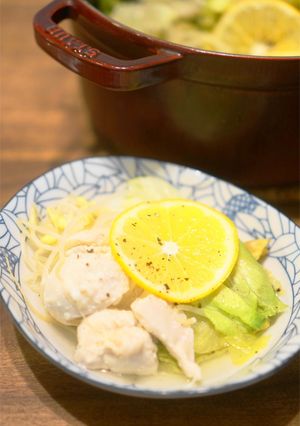 塩鶏のレモン鍋-レシピのメイン写真
