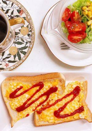 日曜日は名古屋の喫茶モーニング風★-レシピのメイン写真