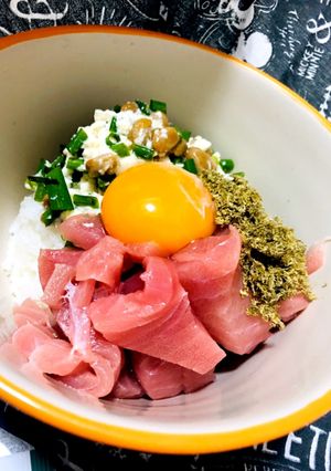 まぐろのばくだん丼-レシピのメイン写真