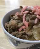 お肉やわらか〜味しみしみ〜♫我が家の牛丼