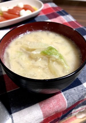 豆乳の味噌汁-レシピのメイン写真