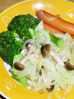 ソーセージと野菜のコンソメ蒸し-レシピのメイン写真