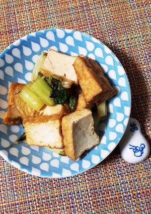 あと一品に　簡単　厚揚げとセロリ炒め-レシピのメイン写真