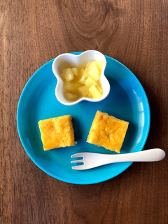 離乳食✩にんじん蒸しパン-レシピのメイン写真