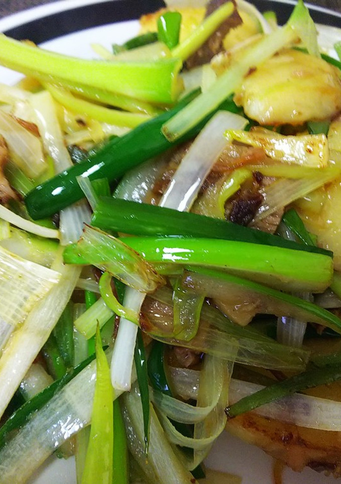 簡単中華・豚肉の葱塩炒め-レシピのメイン写真