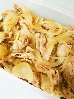 作り置き☆豚こまと玉ねぎの生姜焼き-レシピのメイン写真