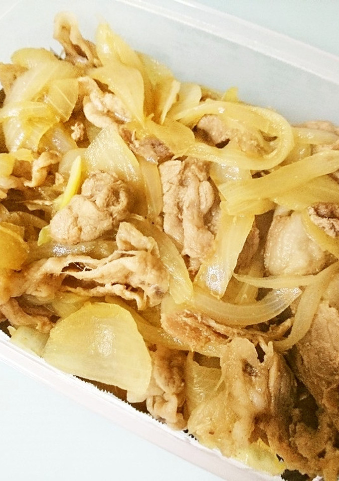 作り置き☆豚こまと玉ねぎの生姜焼き-レシピのメイン写真