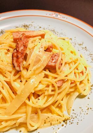 全卵＆牛乳で簡単あっさりカルボナーラ！-レシピのメイン写真