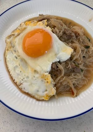 海老と豚バラもやしとニラのパッタイ-レシピのメイン写真