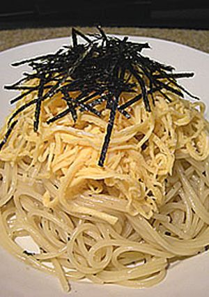 第５７の隷使緋：ノリタマノパスタル-レシピのメイン写真
