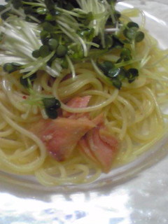 ❤塩鮭とカイワレ❤素材を味わうパスタ❤-レシピのメイン写真