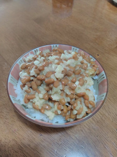 キャベツの芯活用!納豆に混ぜて-レシピのメイン写真