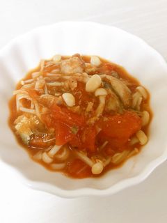 鯖の水煮缶のトマト煮込み-レシピのメイン写真