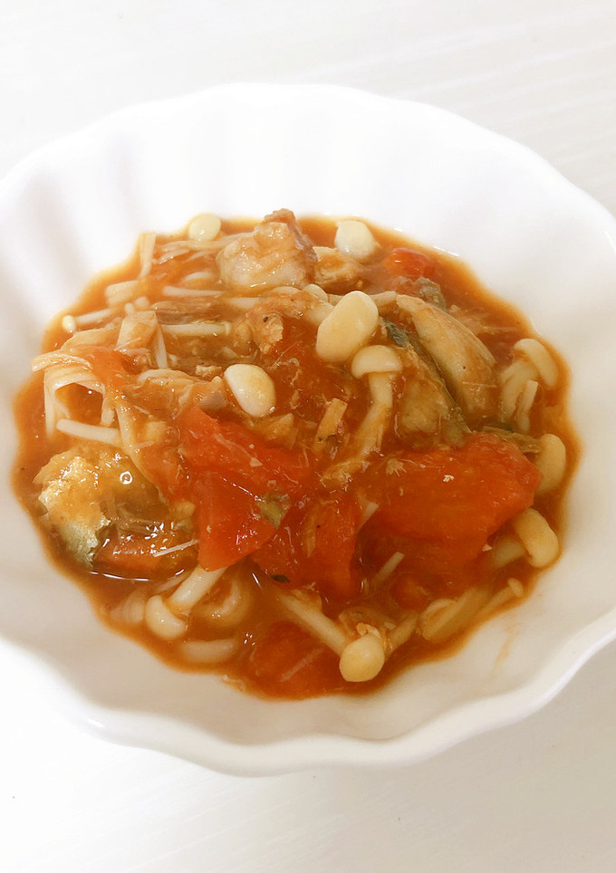 鯖の水煮缶のトマト煮込み-レシピのメイン写真