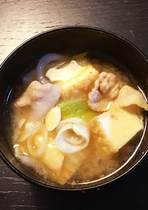本格派!?キムチ味噌汁-レシピのメイン写真