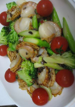 魚介のホットサラダ-レシピのメイン写真