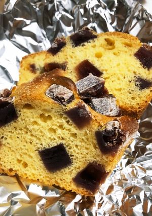 羊羹とHMで食感楽しいパウンドケーキ！-レシピのメイン写真