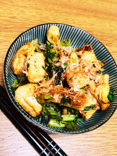 大根の葉と揚げのおつまみ-レシピのメイン写真
