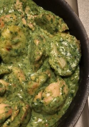 ほうれん草とチキンのクリーム煮-レシピのメイン写真