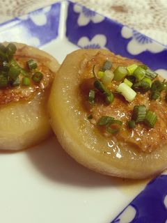 簡単!美味しい!鶏つくね大根煮!-レシピのメイン写真