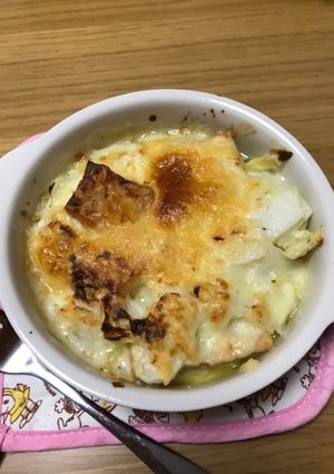 白菜と厚揚げのグラタン♪-レシピのメイン写真