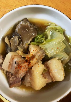 豚バラと白菜の味噌煮-レシピのメイン写真