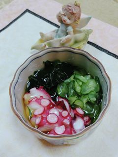 わかめ・たこ・胡瓜の酢のもの-レシピのメイン写真