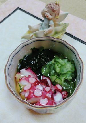わかめ・たこ・胡瓜の酢のもの-レシピのメイン写真