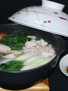 豚肉と海鮮と野菜の常夜鍋風♪-レシピのメイン写真