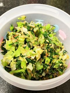 大根系の葉っぱでエコふりかけ-レシピのメイン写真
