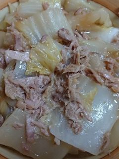 【15分弱】白菜とシーチキン煮-レシピのメイン写真