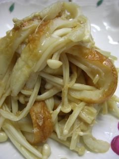 チクワとえのきのポン酢炒め-レシピのメイン写真
