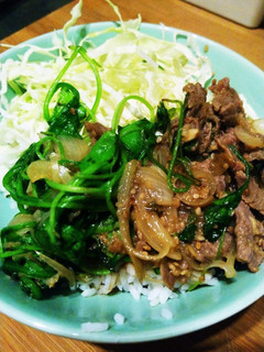 冷蔵庫にあるもので牛肉漬け焼き!-レシピのメイン写真