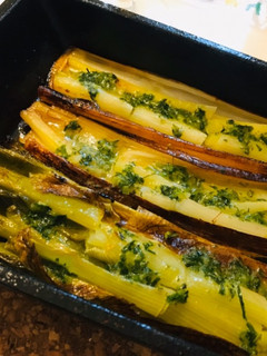 長ネギのバーブバター焼き-レシピのメイン写真