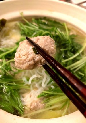 我が家の鍋用肉団子-レシピのメイン写真
