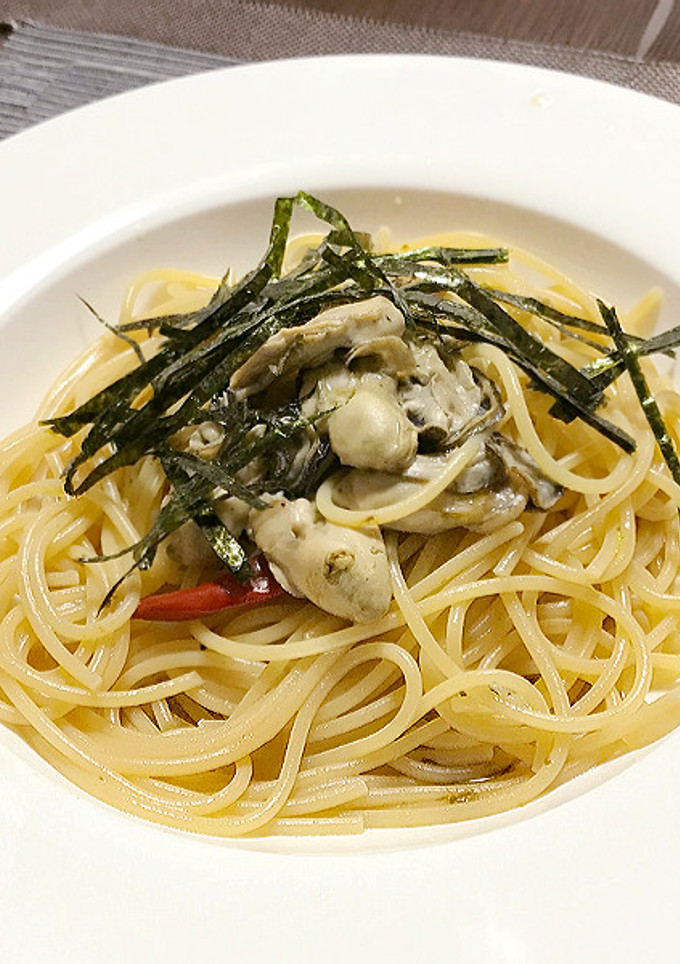 和風♪「牡蠣のペペロンチーノ」-レシピのメイン写真