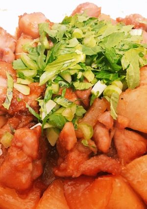 下茹で無し！フライパンで鶏大根-レシピのメイン写真