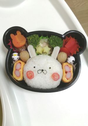 うさまる☆簡単おにぎり☆キャラ弁に-レシピのメイン写真