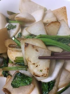 超簡単 カブのポン酢炒め-レシピのメイン写真