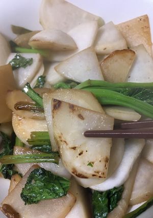 超簡単　カブのポン酢炒め-レシピのメイン写真