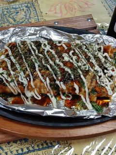 厚揚げお好み焼き風(簡単)-レシピのメイン写真