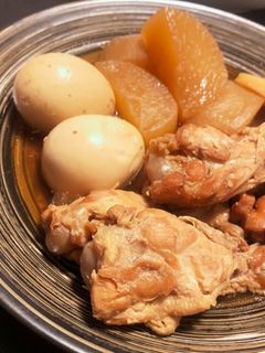 やわらか美味しい☆大根と鶏手羽元の甘辛煮-レシピのメイン写真
