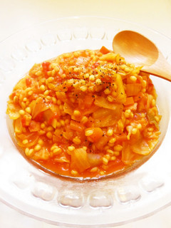 ☺野菜たっぷりもち麦入り食べるスープ☺-レシピのメイン写真