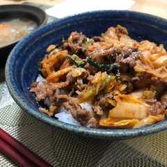 帰宅10分時短飯！！悪魔のプルコギ風丼-レシピのメイン写真