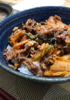 帰宅10分時短飯！！悪魔のプルコギ風丼-レシピのメイン写真