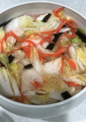 簡単なのに美味しい白菜漬け-レシピのメイン写真
